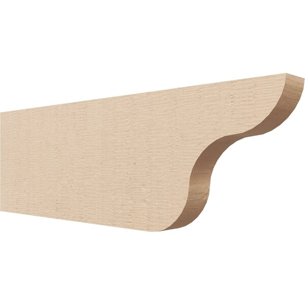 Ekena Millwork 2in. W x 8in. H x 24in. L Carmel Woodgrain TimberThane Rafter Tail, Primed Tan RFTUR02X08X24CARRCPR - main